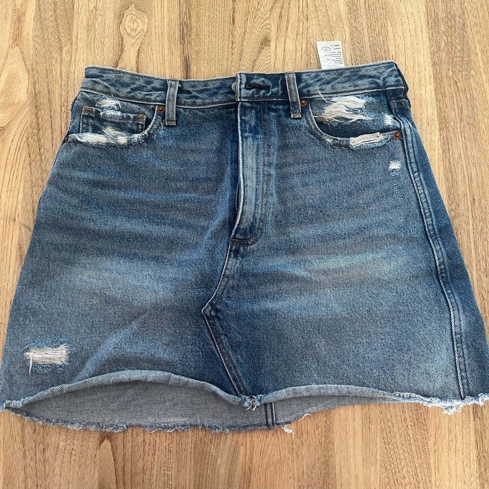 Abercrombie denim mini skirt!